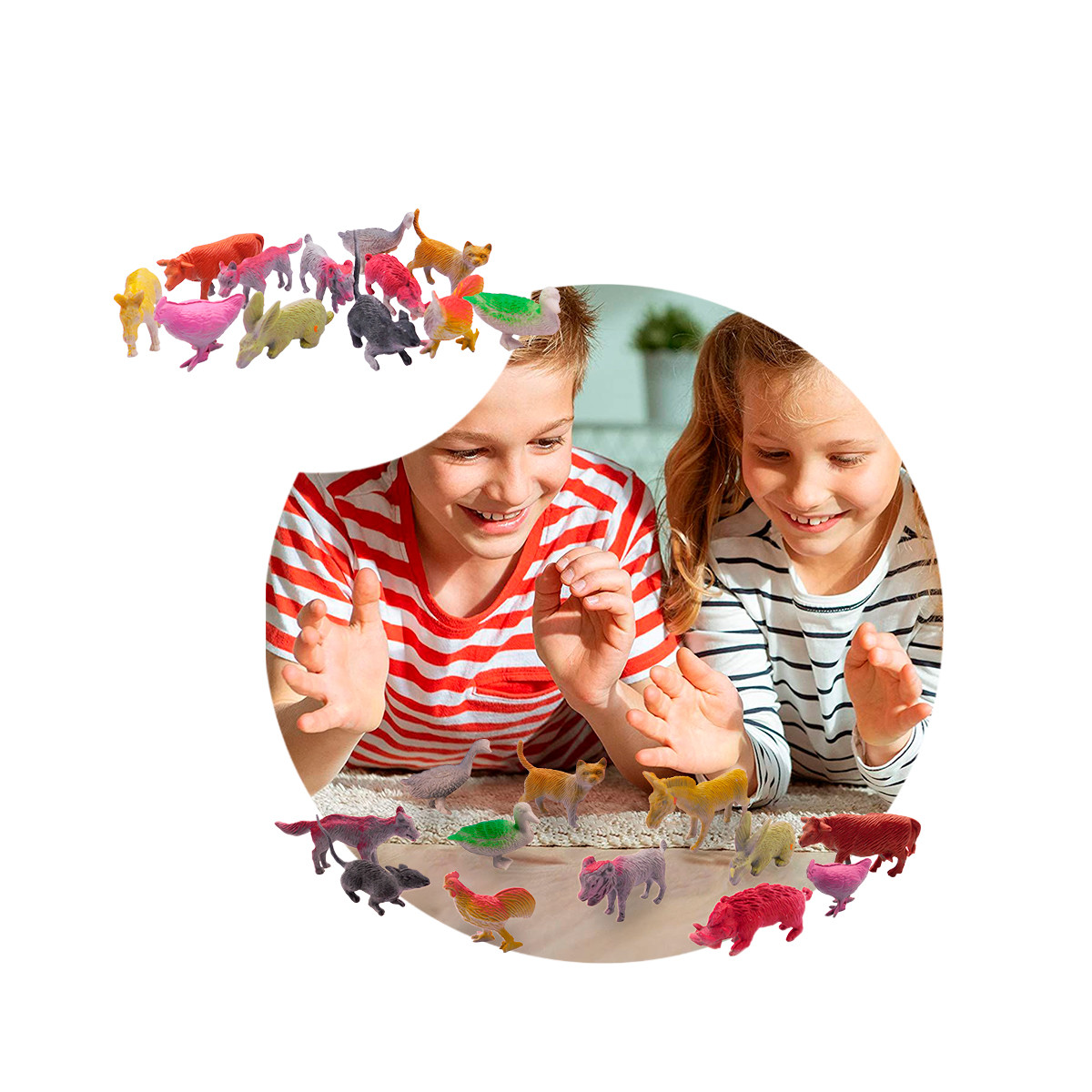 Miniatura 4 de Figuras Animales Granja X12 GM1911-126